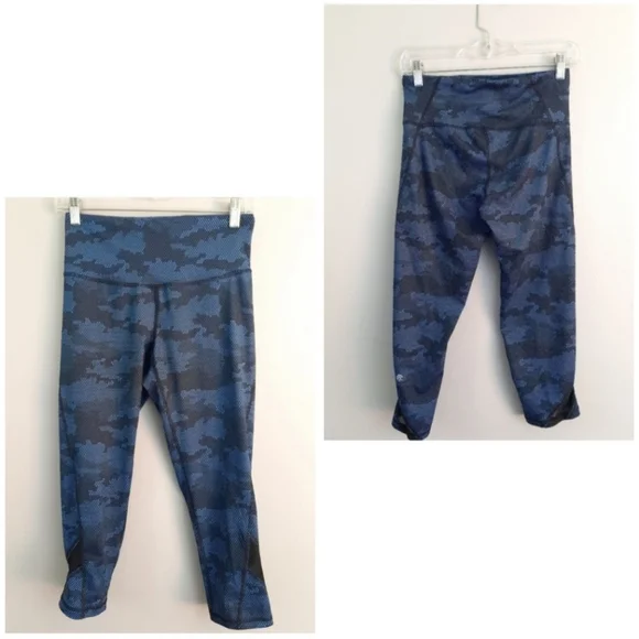 Champion Black Skinny & Blue Camo Leggings Bundle - Picture 3 of 5